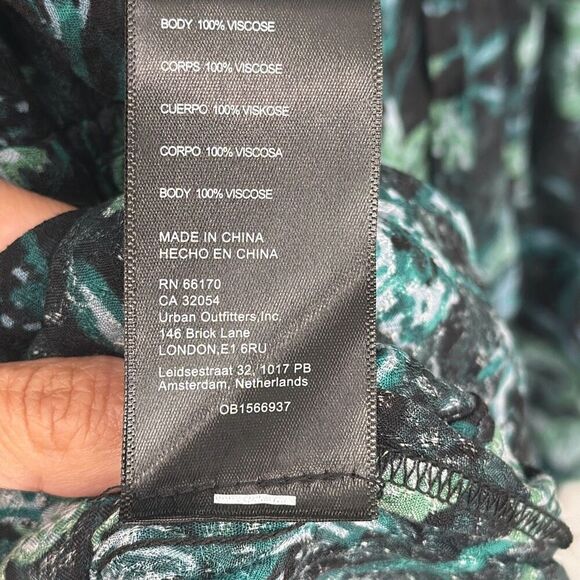 Free People Boho Western Cowgirl Green Dance 'Till Dawn Romper Small - Picture 10 of 11